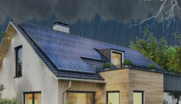 Do solar panels work in rain?